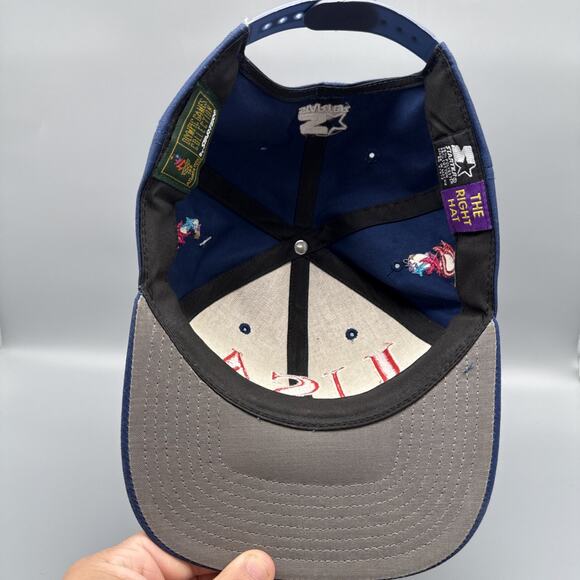 Vintage 1996 Starter Olympics Snapback Hat Atlanta USA Blue NWT - Picture 6 of 9